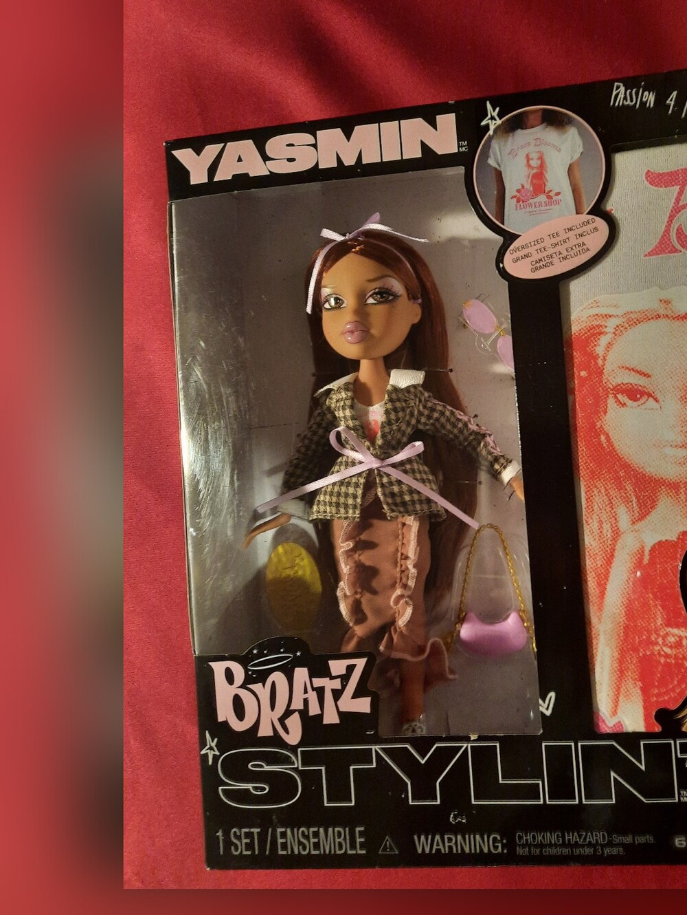Bratz Yasmine Passion For Fashion Stylin Fashion Collectors Doll With Shirt